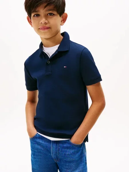 Tricou polo copii Tommy Hilfiger