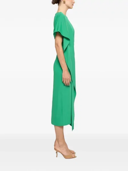 Cu centură rochie midi Nissa verde