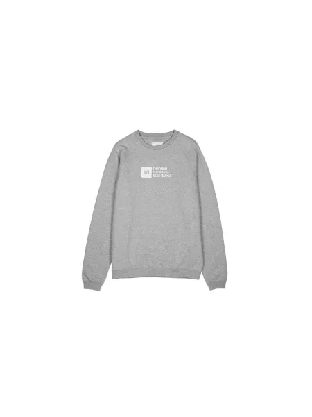 Makia Flint Light Sweatshirt M Mężczyźni Bluzy i bluzy z kapturem Makia Size: L szary