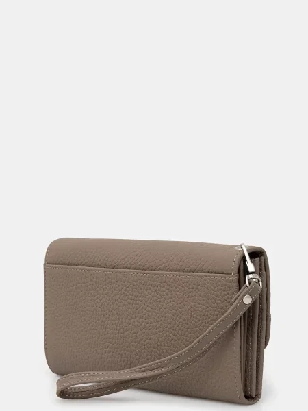 Кожаный кошелек Answear.lab бежевый