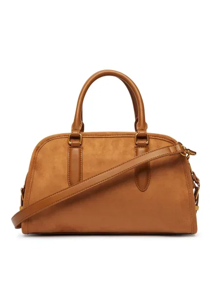 Liu Jo crossbody torbica iz imitacije semiša rjava