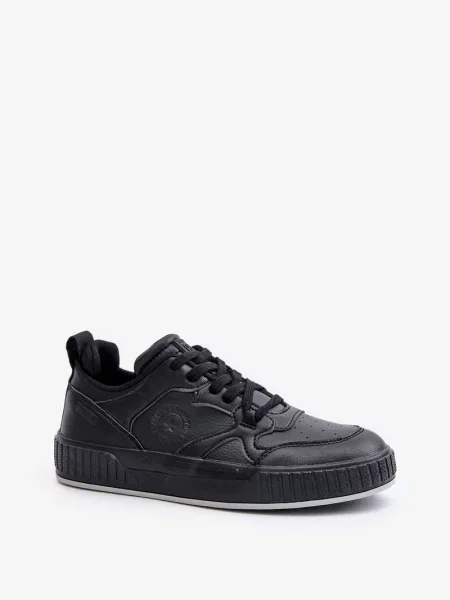 Sneakerși Big Star Shoes din piele negru