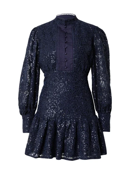 Bardot rochie bleumarin mini evazați