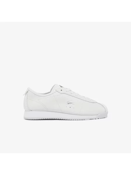 Lacoste Skórzane Sneakersy Club-Low biały