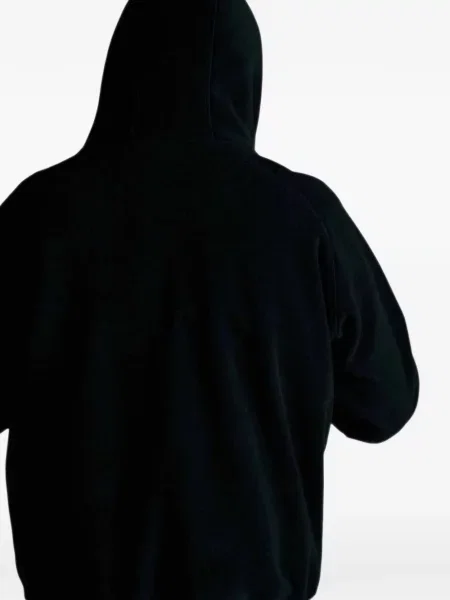 Fleece hoodie Pop Trading Company μαύρο