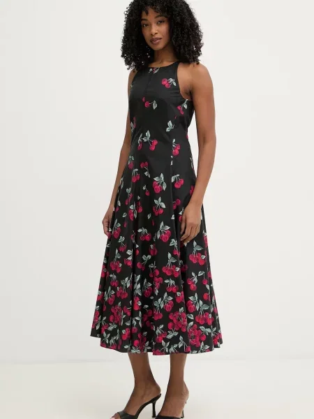 Twinset sukienka rozkloszowana czarna