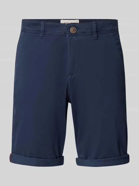 Bermudy o kroju regular fit z wpuszczanymi model ‘IBOWIE’ Jack & Jones