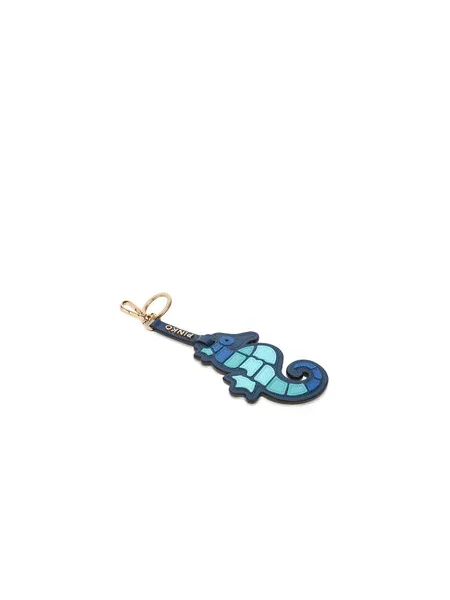 PINKO Přívěsek Seahorse Keychain Tmavomodrá