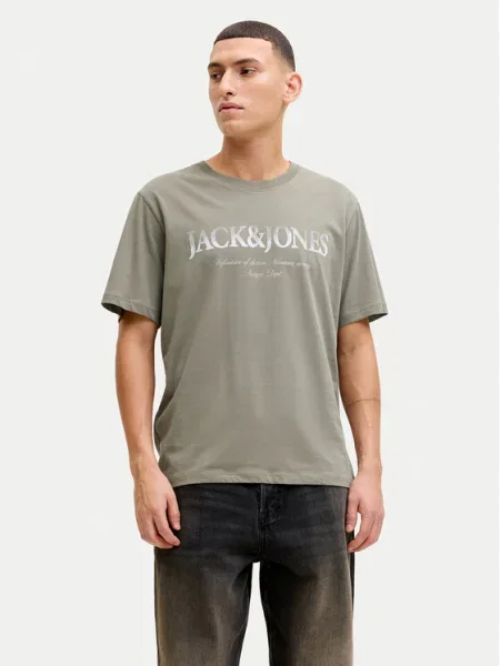 Jack & Jones Tricou Evin gri