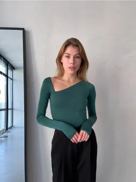 DARI CO Боді зелений