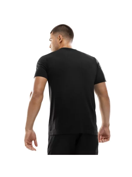 Koszulka treningowa z krótkim rękawem Fitness Siroko Conquer czarna