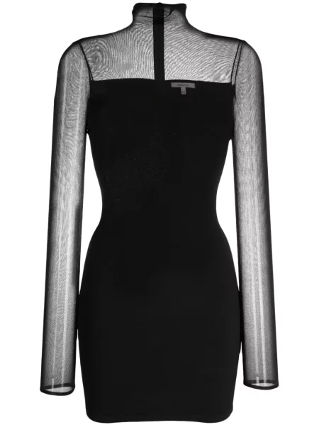 Rochie Nensi Dojaka transparente negru