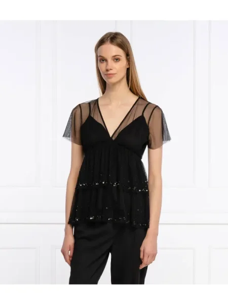 Twinset Actitude hanorac + jupă negru