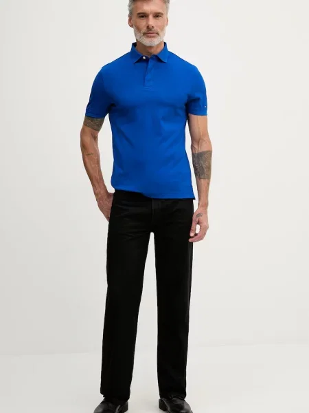 Tricou polo Tommy Hilfiger albastru