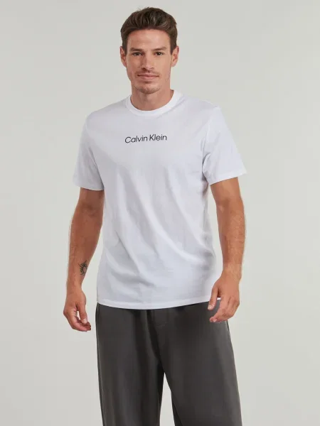 Calvin Klein Tricou Logo alb