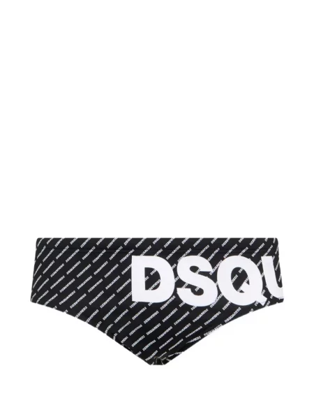 Slip de baie Dsquared2 negru