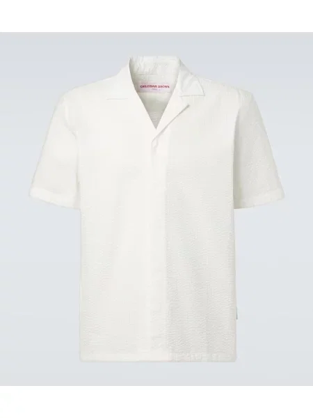 Риза Orlebar Brown бяло