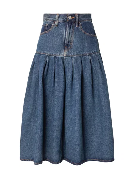 LEVI'S ® Fustă Yoked Pleated Skirt denim albastru