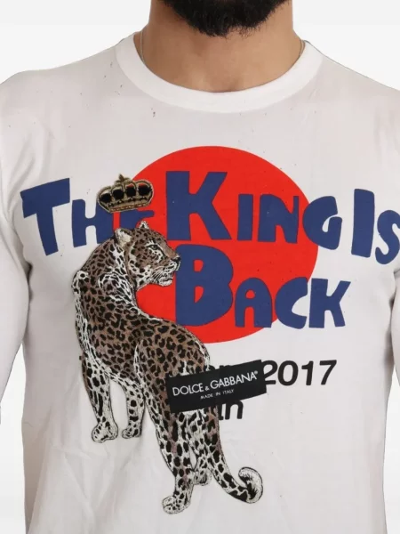 Μπλούζα Dolce & Gabbana με σχέδιο λευκό