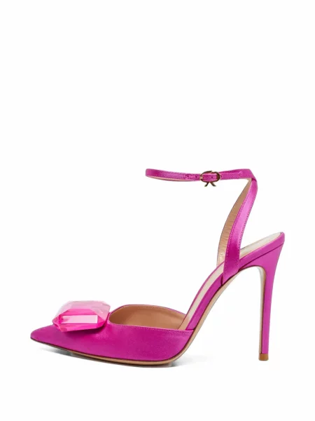 Pantofi cu toc Gianvito Rossi roz