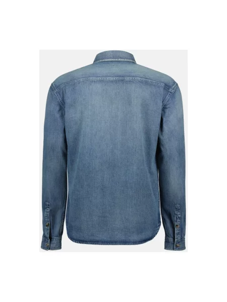 Koszula dżinsowa Saint Laurent niebieska