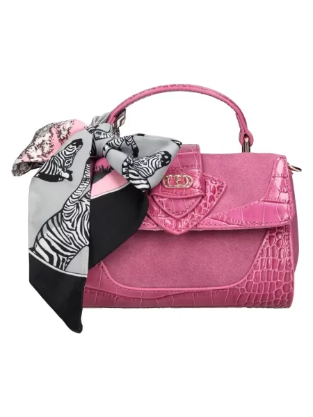 Torebka La Carrie zamszowa różowa