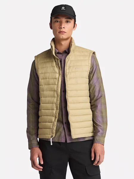 Утепленный жилет Timberland бежевый