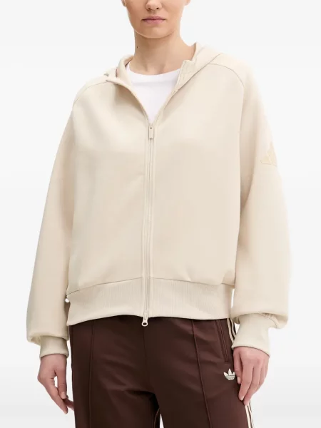 Ριγέ τρέξιμο μπλούζα Adidas από διχτυωτό κόκκινο