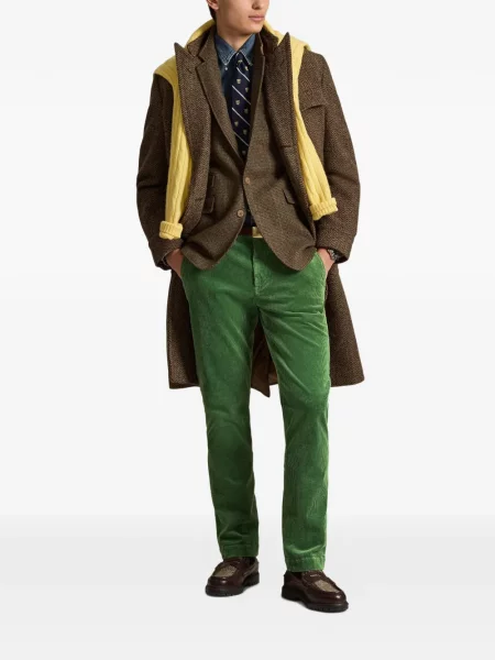 Gulerat șosete Polo Ralph Lauren de lână cu dungi negru