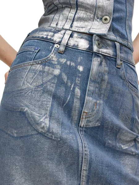 Mała mały spódnica jeansowa Karl Lagerfeld