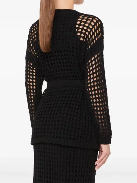 Curea Max Mara tricotate negru