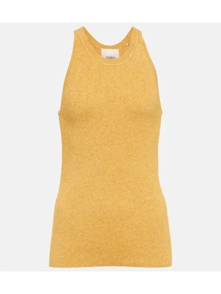 Top Isabel Marant tricotate galben