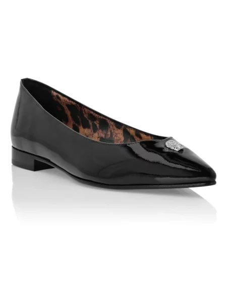 Balerinki Philipp Plein czarne