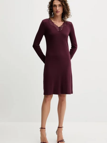 Twinset rochie bordo