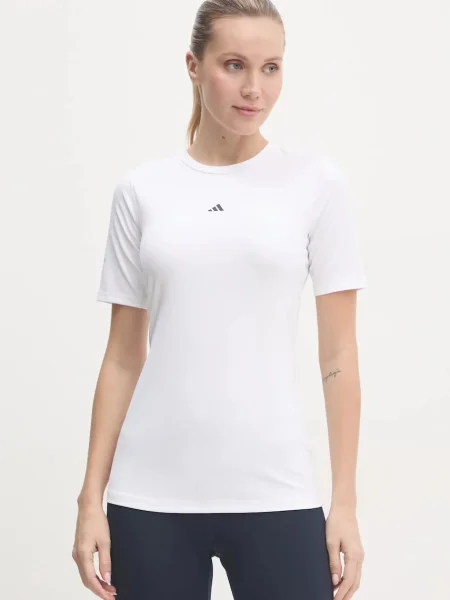 Тениска за трениране adidas Performance Techfit бежово