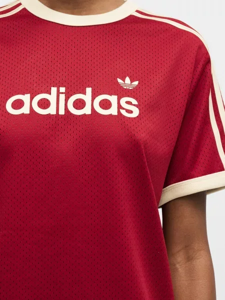 ADIDAS ORIGINALS Tričko Linear jasne červená / prírodná biela
