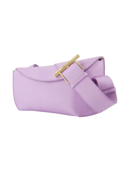 Torebka Alexander Mcqueen skórzana fioletowa