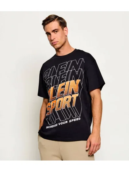 Plein Sport Tricou Ps Fluo negru