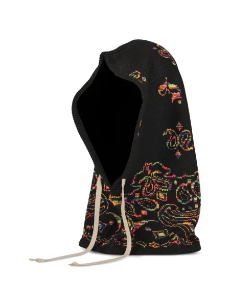 Căciulă Jun/nakayama cu imagine cu model paisley cu cordon negru