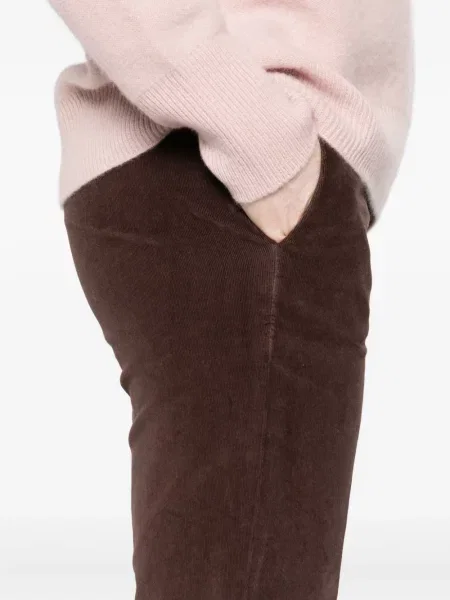 Pantaloni 40 Weft de catifea cord maro