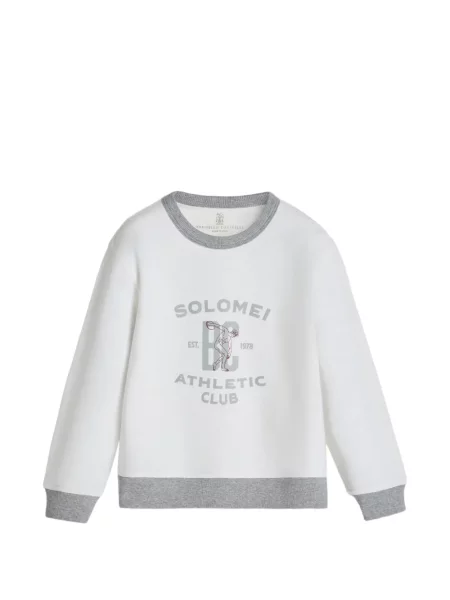Bluza dziecięca Brunello Cucinelli szara