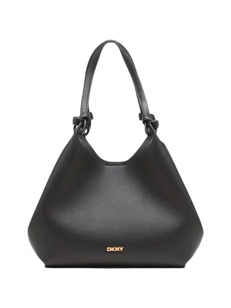 Shopper kabelka Dkny z ekologickej kože čierna