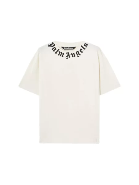 Koszulka Palm Angels z autografem biała