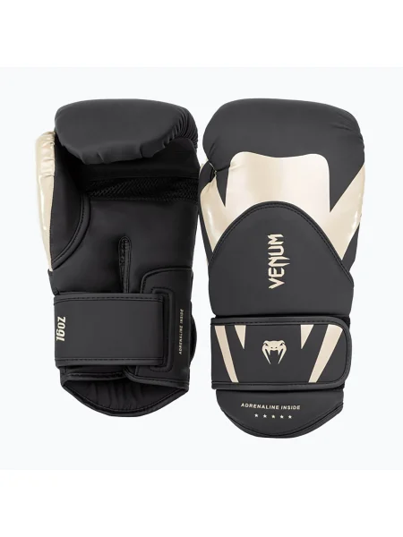 Mănuși de box pentru bărbați Venum Challenger black/beige negru