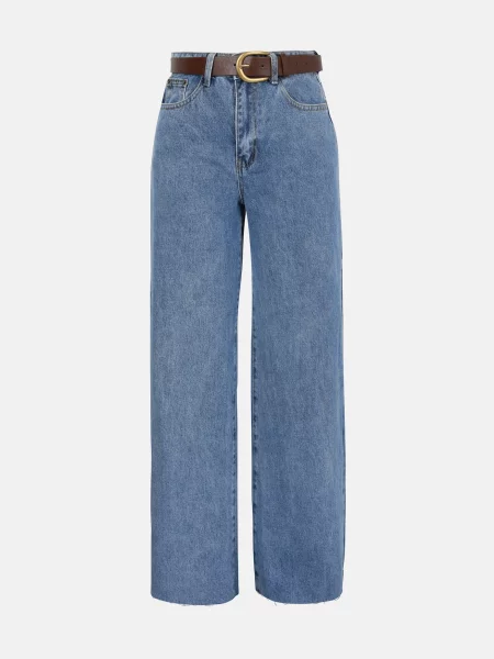 Anna Field Jeans CHAMBRAY denim albastru
