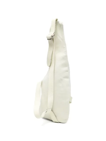 Rucsac Guidi din piele asimetric verde