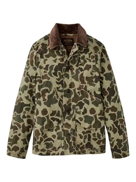 Jachetă cămașă Filson cu imagine cu model camuflaj verde