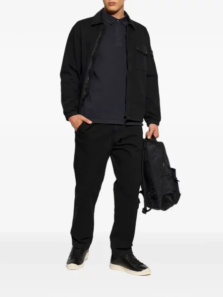 Blugi Stone Island cu strasuri negru