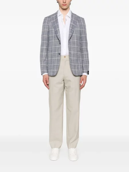 Sacou Scabal de lână albastru