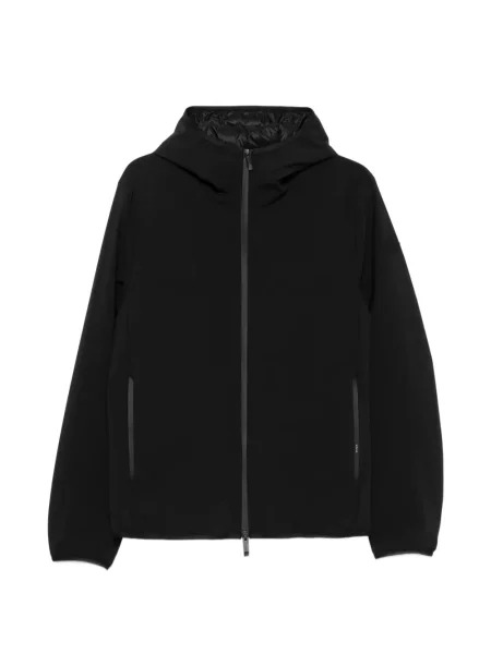 Geacă Moncler cu glugă negru